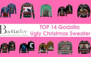 14 Epic Godzilla Ugly Christmas Sweaters Every Fan Needs This Holiday!