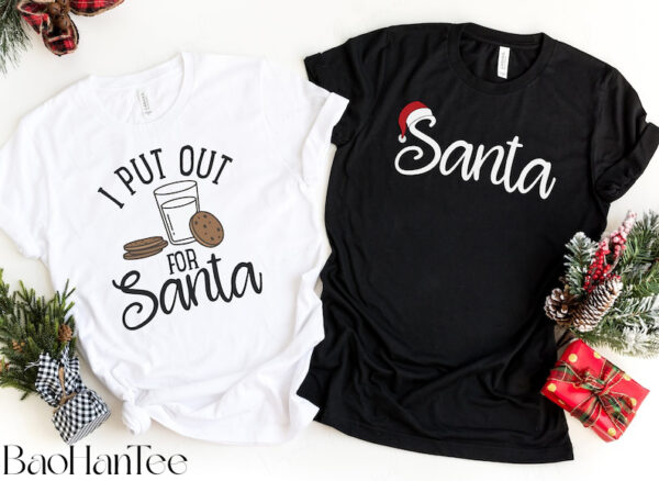 Couples Christmas Shirts, I Put Out for Santa Shirt BaoHanTee, Matching Christmas Shirts, Christmas Couples Shirts, Holiday Matching Shirt