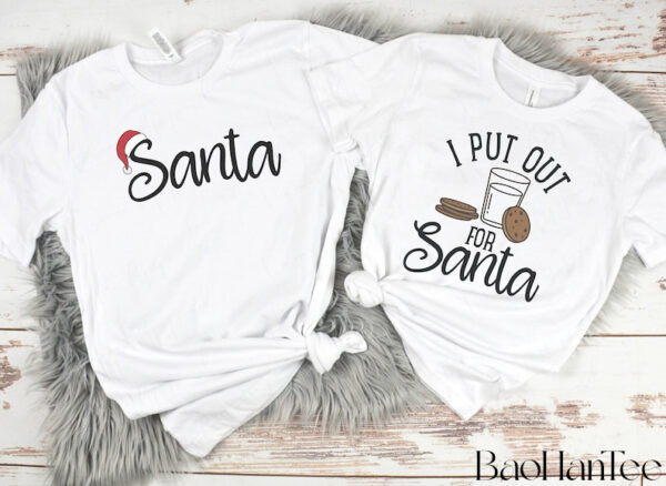 Couples Christmas Shirts, I Put Out for Santa Shirt BaoHanTee, Matching Christmas Shirts, Christmas Couples Shirts, Holiday Matching Shirt