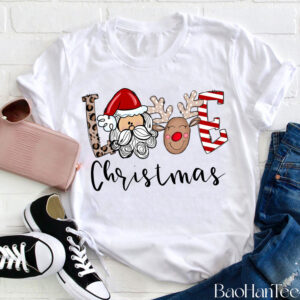 Love Christmas T-Shirt - Funny Christmas Shirts - BaoHanTee