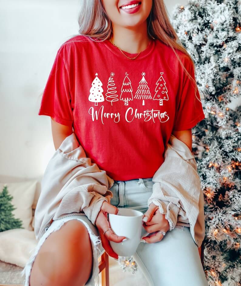 Women's Christmas Shirts BaoHanTee