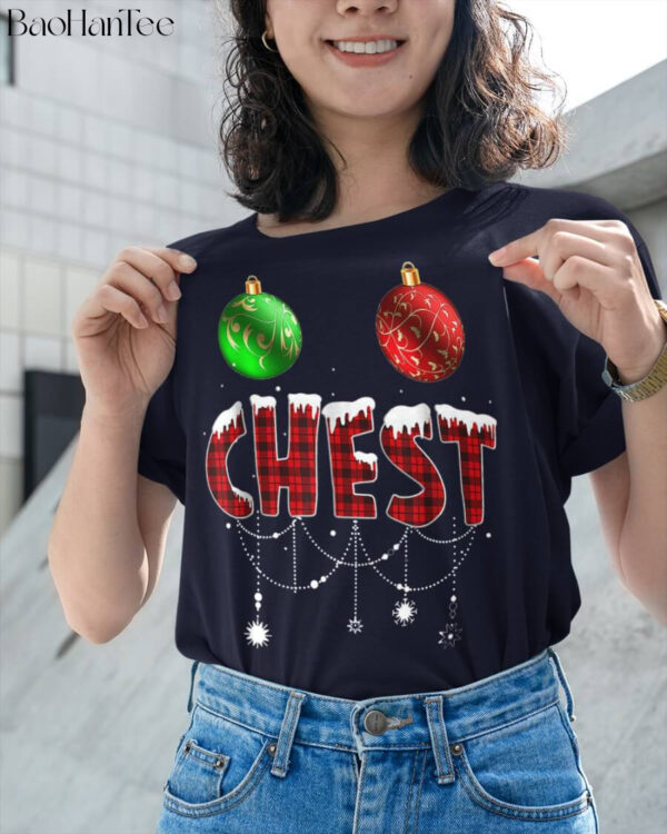 Chest Nuts Matching Couple Shirt Ladies T-Shirt - BaoHanTee Perfect Couple Shirts