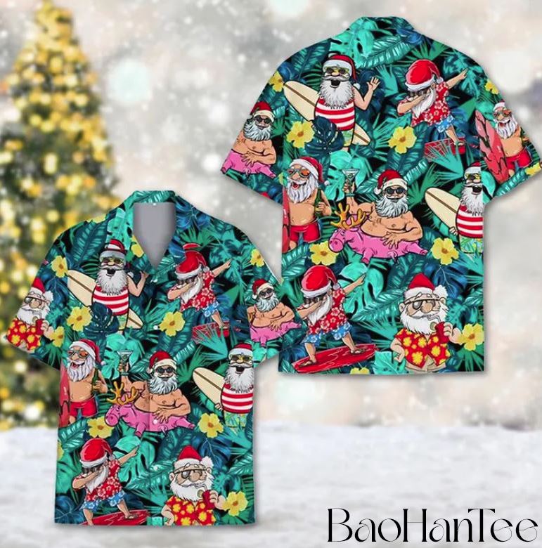 Christmas Hawaiian Shirt BaoHanTee