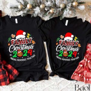 Family Christmas 2024 Making Memories Together Shirt BaoHanTee, Christmas Family Matching Shirt