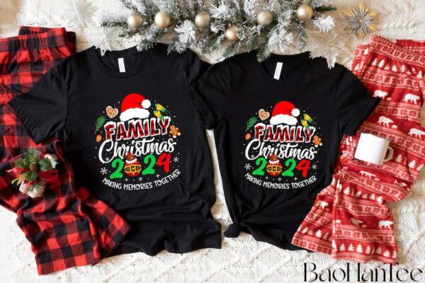 Family Christmas 2024 Making Memories Together Shirt BaoHanTee, Christmas Family Matching Shirt