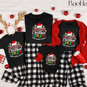 Family Christmas 2024 Making Memories Together Shirt BaoHanTee, Christmas Family Matching Shirt