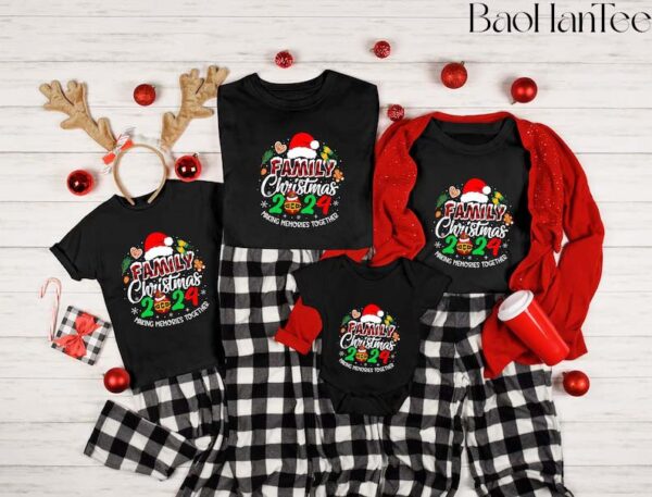 Family Christmas 2024 Making Memories Together Shirt BaoHanTee, Christmas Family Matching Shirt