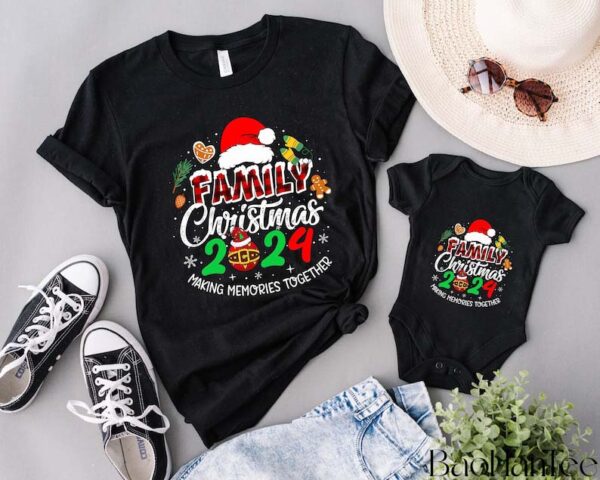 Family Christmas 2024 Making Memories Together Shirt BaoHanTee, Christmas Family Matching Shirt