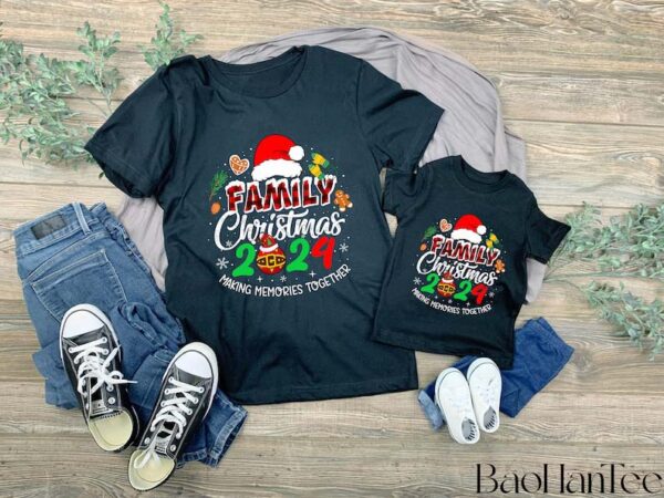 Family Christmas 2024 Making Memories Together Shirt BaoHanTee, Christmas Family Matching Shirt