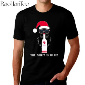 Mens Christmas Shirt BaoHanTee, The Spirit is in Me Shirt, Funny Christmas Shirts for Men