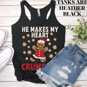 She's So Sweet, He Makes My Heart, Funny Couples Christmas Shirts