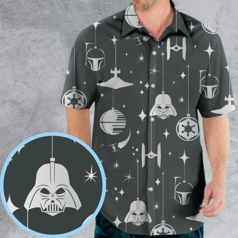 Dark Side Holiday Star Wars Hawaiian Shirt