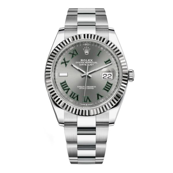 Rolex 126334 Datejust 41Mm Stainless Steel Oyster Bracelet Roman Dial Wrist Men’s Watch