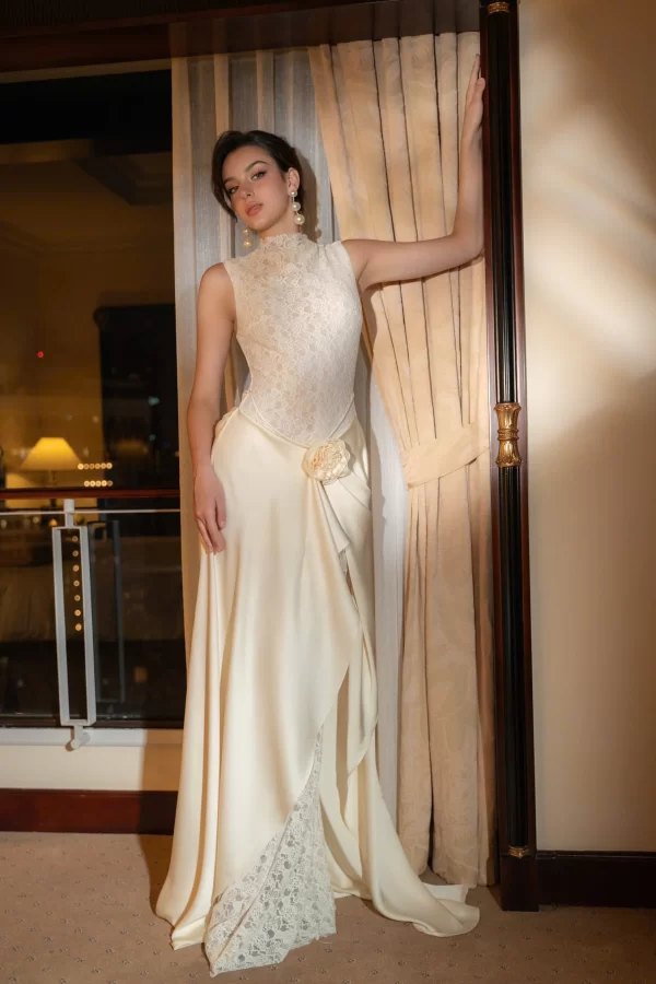 BaoHanTee Custom Arianna White Bridal Dress - Image 3