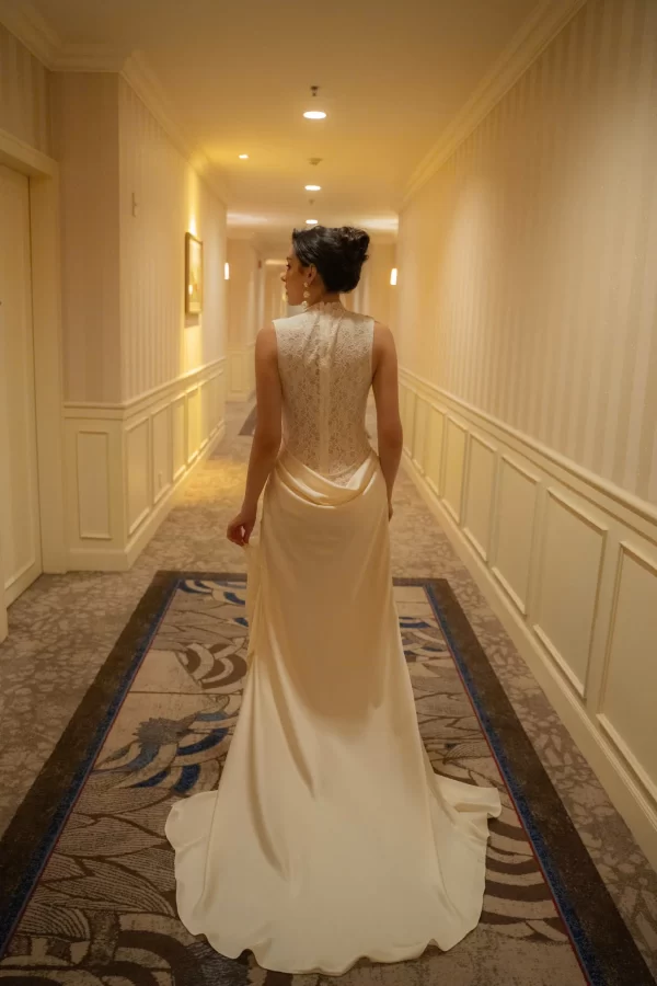 BaoHanTee Custom Arianna White Bridal Dress - Image 4