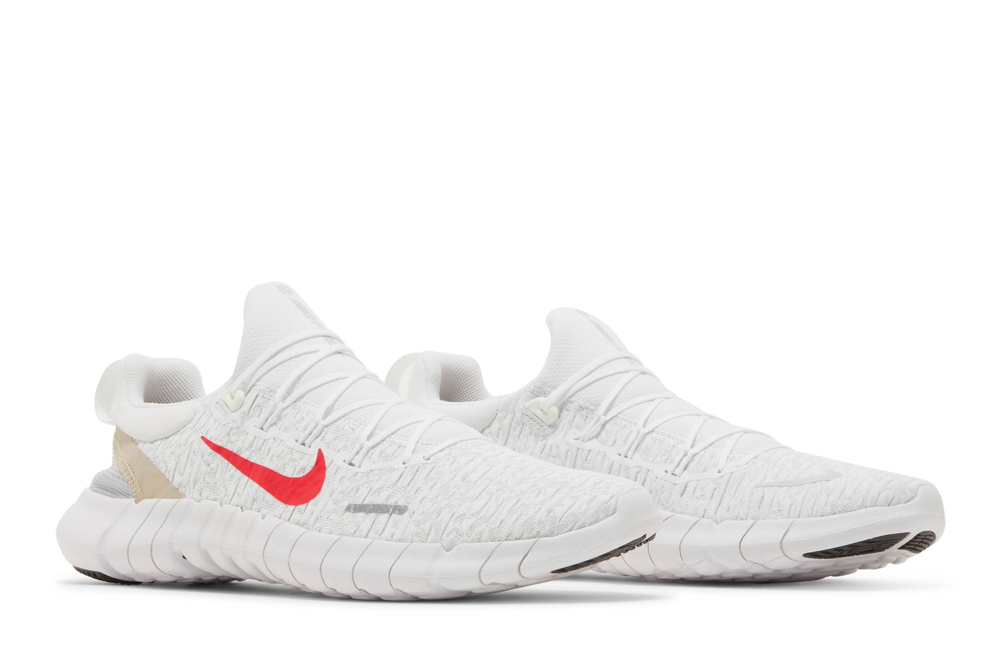 Nike Free RN 5.0 'White Siren Red' CZ1884-101 - Image 8