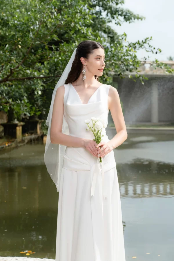 BaoHanTee Custom Venessa White Bridal Dress - Image 2
