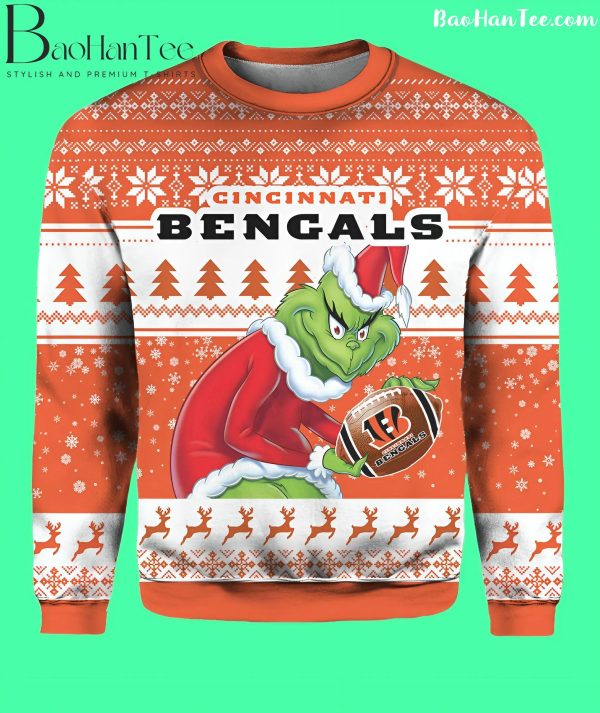 Cincinnati Bengals Ugly Christmas Sweater - Cincinnati Bengals Christmas Sweater - Cincinnati Bengals Ugly Sweater