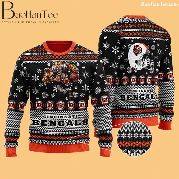 Cincinnati Bengals Ugly Christmas Sweater - Cincinnati Bengals Christmas Sweater - Cincinnati Bengals Ugly Sweater