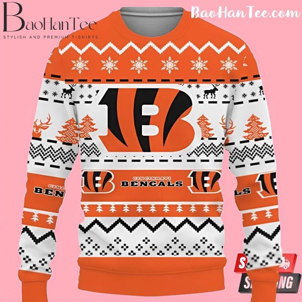 Cincinnati Bengals Ugly Christmas Sweater - Cincinnati Bengals Christmas Sweater - Cincinnati Bengals Ugly Sweater