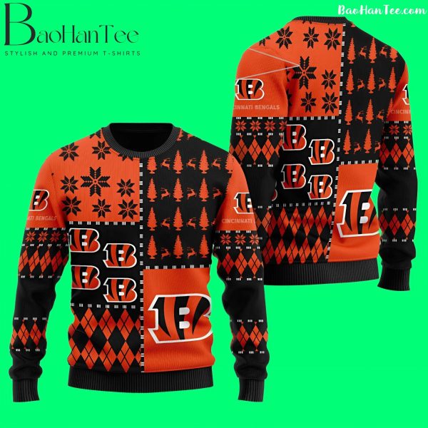 Cincinnati Bengals Ugly Christmas Sweater - Cincinnati Bengals Christmas Sweater - Cincinnati Bengals Ugly Sweater