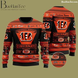 Cincinnati Bengals Ugly Christmas Sweater - Cincinnati Bengals Christmas Sweater - Cincinnati Bengals Ugly Sweater