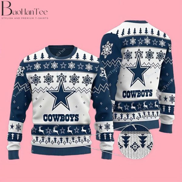 Dallas Cowboys Ugly Christmas Sweater - Dallas Cowboys Christmas Sweater - Dallas Cowboys Ugly Sweater