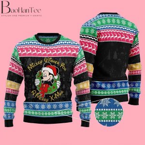 Disney Ugly Christmas Sweater, Funny Mickey Ugly Christmas Sweater