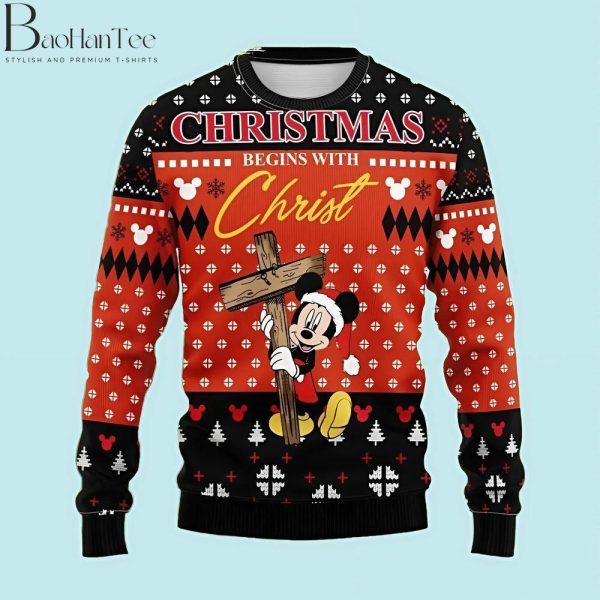 Disney Ugly Christmas Sweater, Disney Christmas Sweater, Funny Mickey Ugly Sweaters