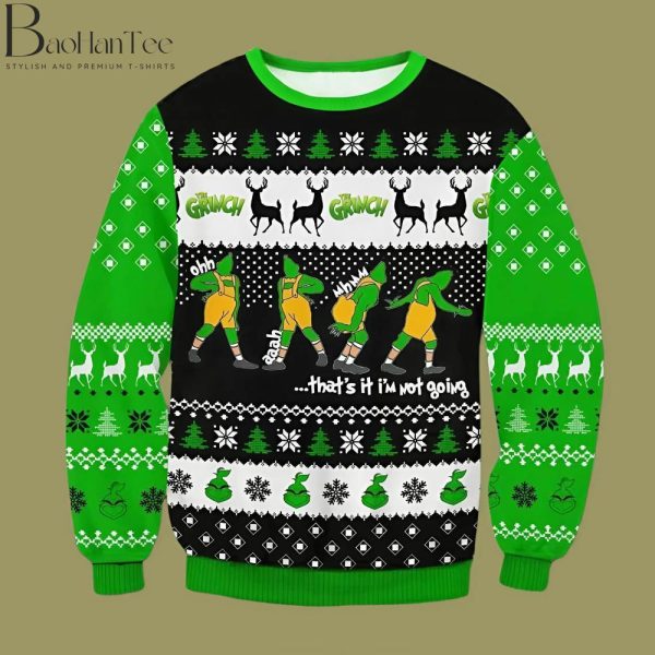 Grinch Ugly Christmas Sweater - Grinch Christmas Sweater - Grinch Ugly Sweater for Mens, Womens