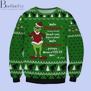 Grinch Ugly Christmas Sweater - Grinch Christmas Sweater - Grinch Ugly Sweater for Mens, Womens