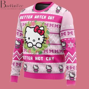 Hello Kitty Ugly Christmas Sweater – Funny Hello Kitty Christmas Sweaters