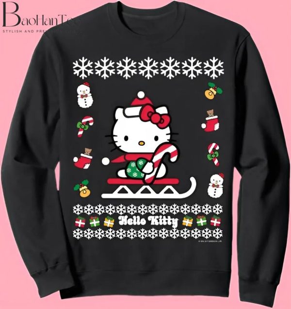 Hello Kitty Ugly Christmas Sweater – Funny Hello Kitty Christmas Sweaters