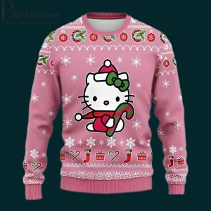 Hello Kitty Ugly Christmas Sweater – Funny Hello Kitty Christmas Sweaters