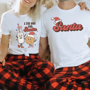 I Put Out for Santa Shirt, Matching Christmas Shirts for Couples