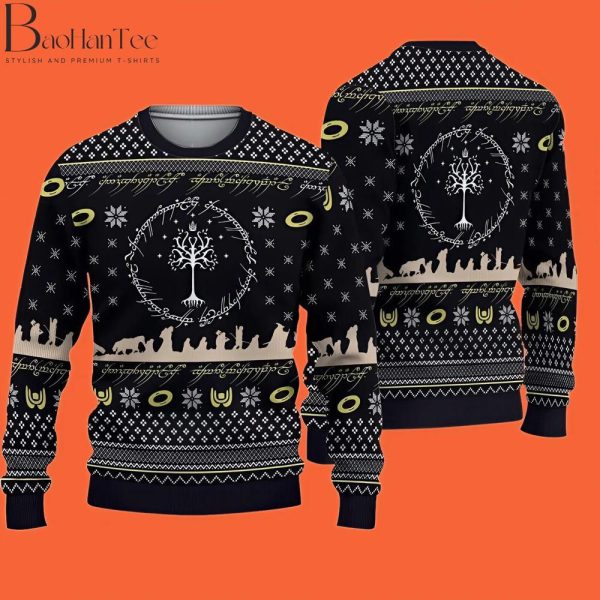 Lord of The Rings Ugly Christmas Sweater - Lord of The Rings Christmas Sweater for Mens, Womens