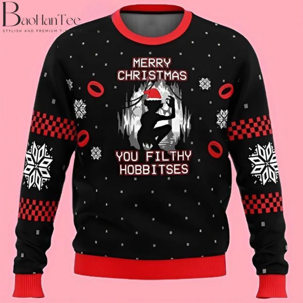 Lord of The Rings Ugly Christmas Sweater - Lord of The Rings Christmas Sweater for Mens, Womens