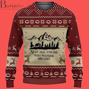 Lord of The Rings Ugly Christmas Sweater - Lord of The Rings Christmas Sweater for Mens, Womens