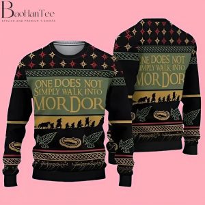 Lord of The Rings Ugly Christmas Sweater - Lord of The Rings Christmas Sweater for Mens, Womens