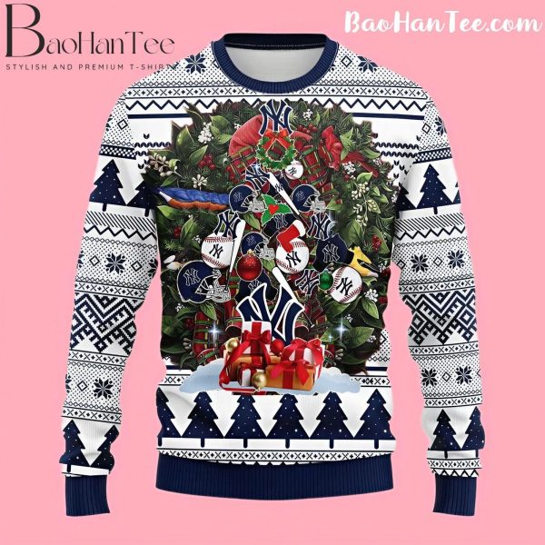 New York Yankees Ugly Christmas Sweater - New York Yankees Ugly Sweater - New York Yankees Christmas Sweater