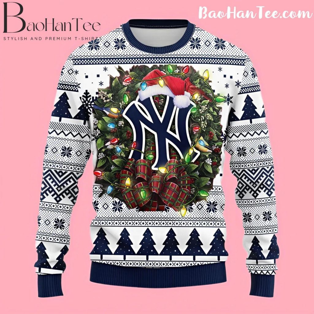 New York Yankees Ugly Christmas Sweater - New York Yankees Ugly Sweater - New York Yankees Christmas Sweater