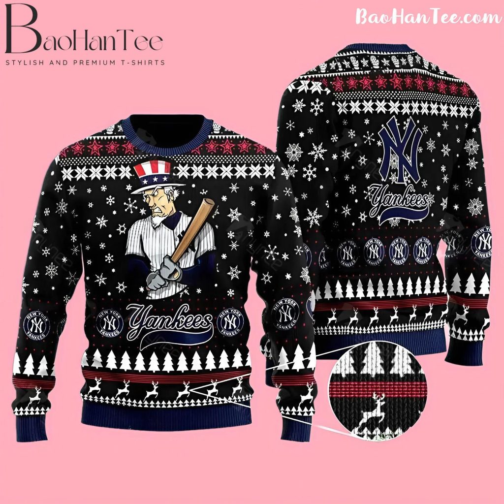 New York Yankees Ugly Christmas Sweater - New York Yankees Ugly Sweater - New York Yankees Christmas Sweater