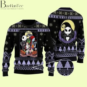 Nightmare Before Christmas Sweater - Nightmare Before Christmas Ugly Christmas Sweater for Mens and Womens