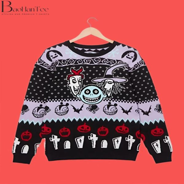 Nightmare Before Christmas Sweater - Nightmare Before Christmas Ugly Christmas Sweater for Mens and Womens