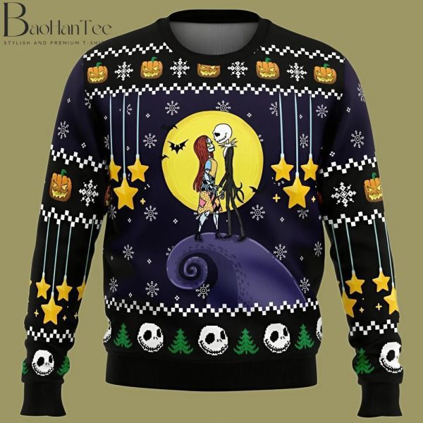 Nightmare Before Christmas Sweater - Nightmare Before Christmas Ugly Christmas Sweater for Mens and Womens