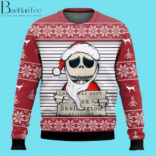 Nightmare Before Christmas Sweater - Nightmare Before Christmas Ugly Christmas Sweater for Mens and Womens