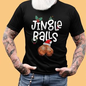 Funny Chest and Nuts Matching T-shirt - Cute Christmas Shirts Couples