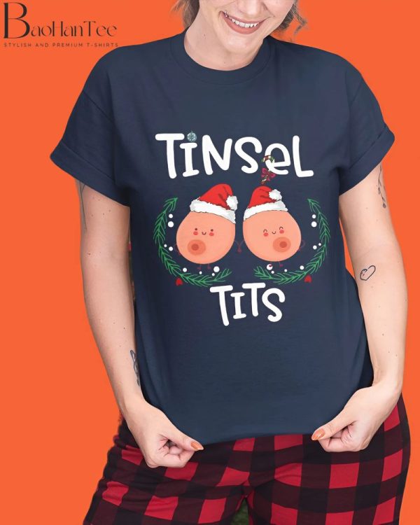 Funny Chest and Nuts Matching T-shirt - Cute Christmas Shirts Couples