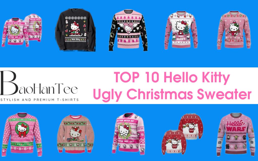 TOP 10 Hello Kitty Ugly Christmas Sweater You Won't Believe Exist